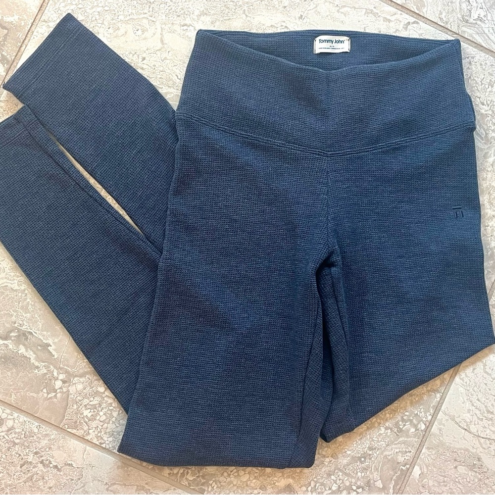 Tommy John Zen Waffle Leggings in Night Sky, size XS